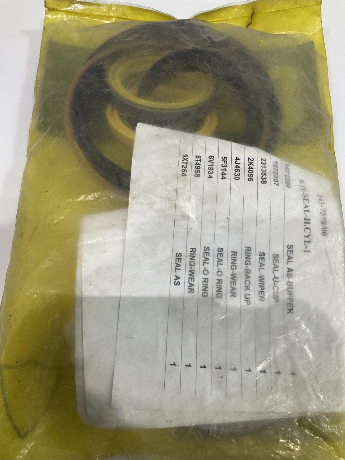 CAT - CATERPILLAR 2417578/00 SEAL KIT H.C.Y.L-1 Z2M