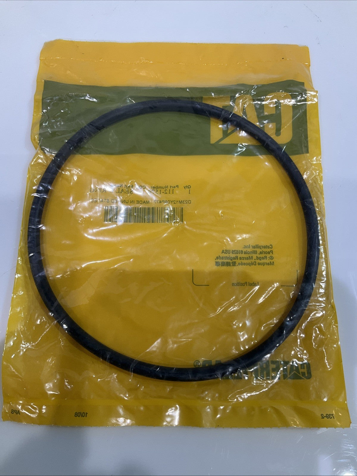 CAT- CATERPILLAR 112-1579 SEAL O RING Z2M