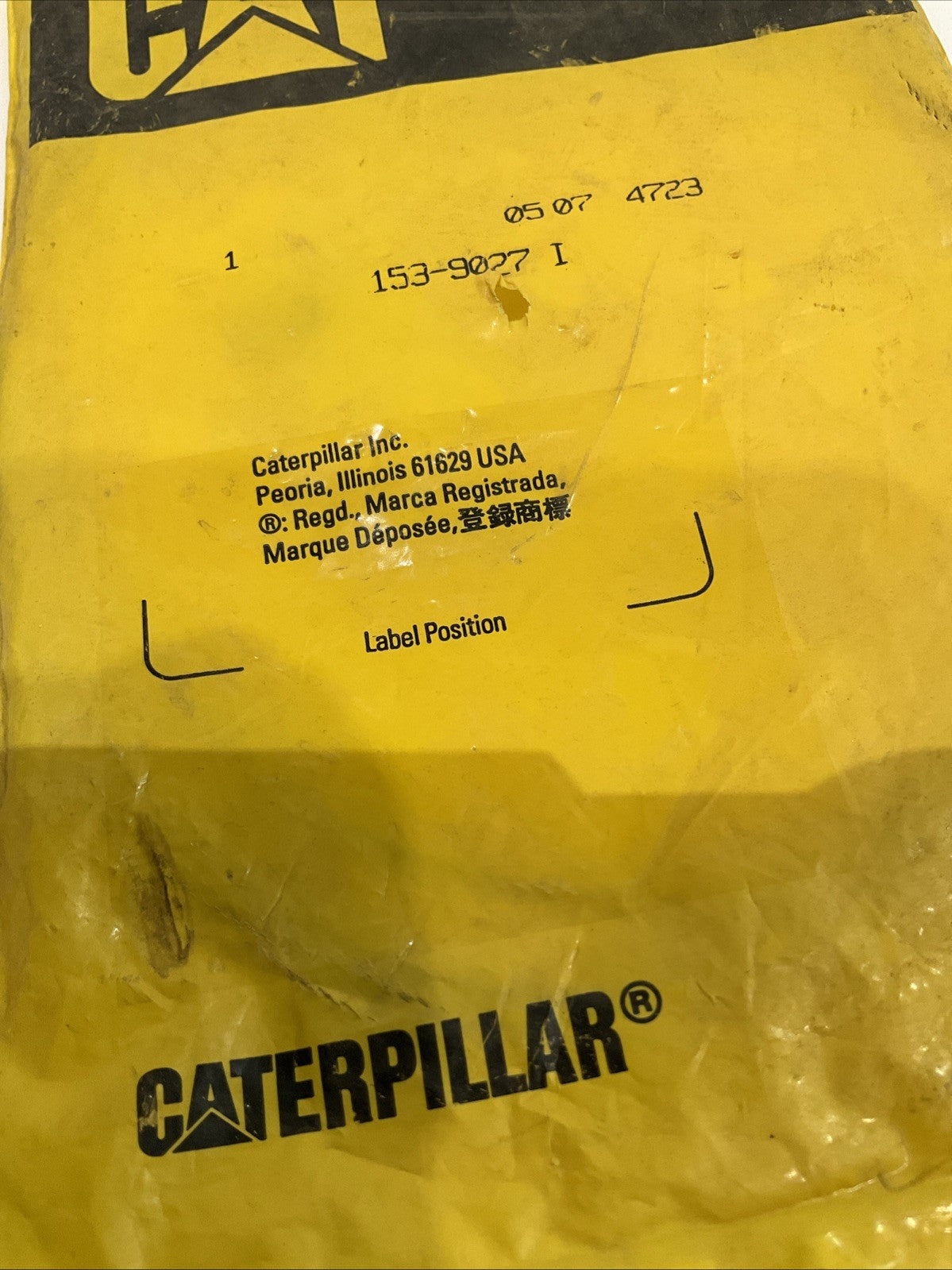 CAT-CATERPILLAR 153–9027 I LONG LATCH CABLE Z2M