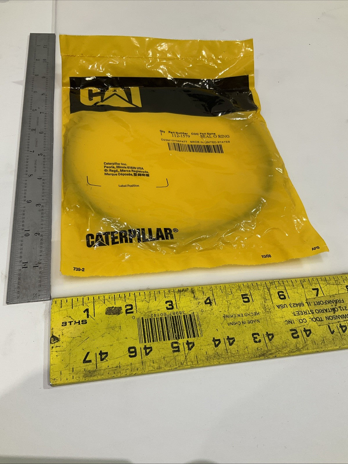 CAT- CATERPILLAR 112-1579 SEAL O RING Z2M