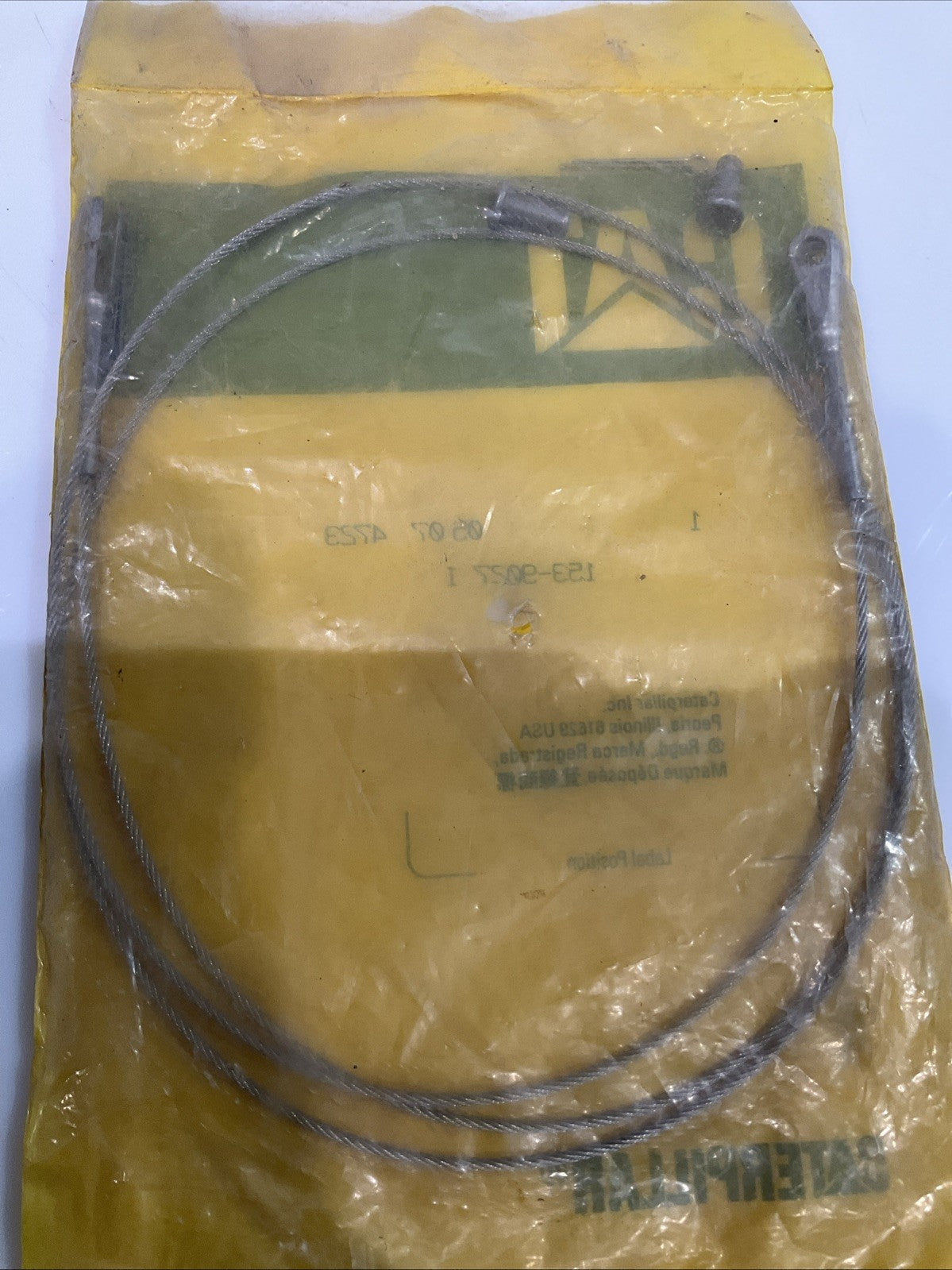 CAT-CATERPILLAR 153–9027 I LONG LATCH CABLE Z2M