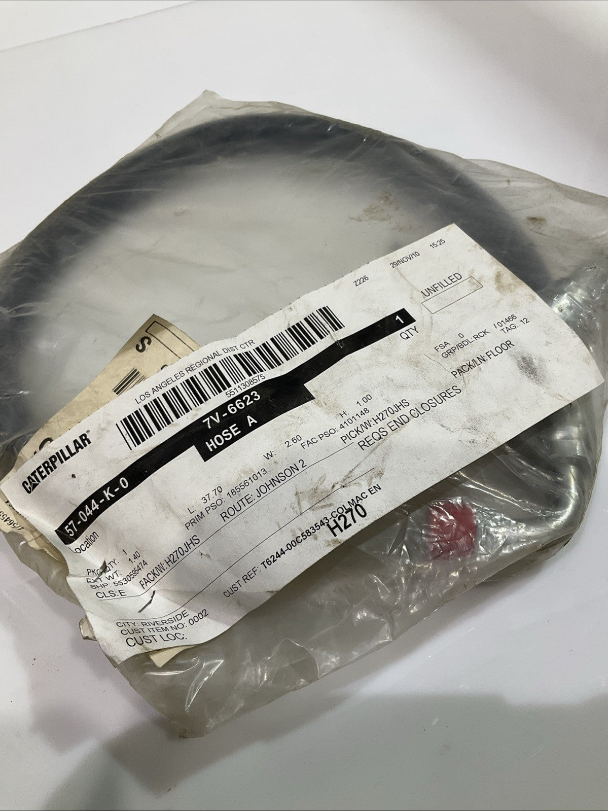 CATERPILLAR 7V-6623 HOSE A REPLACEMENT Z2M