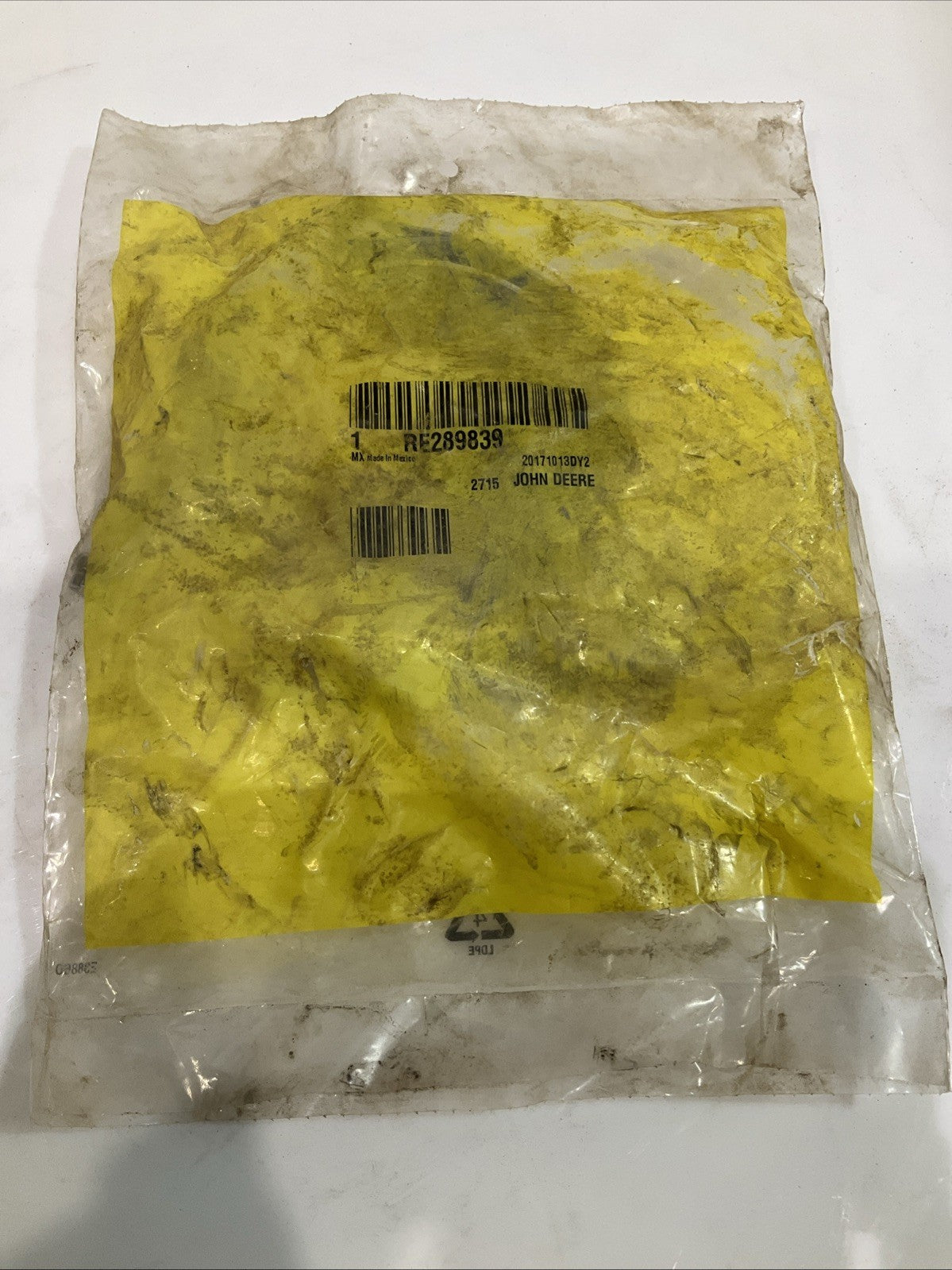 JOHN DEERE RE289839 V-CLAMP ASSEMBLY Z2M