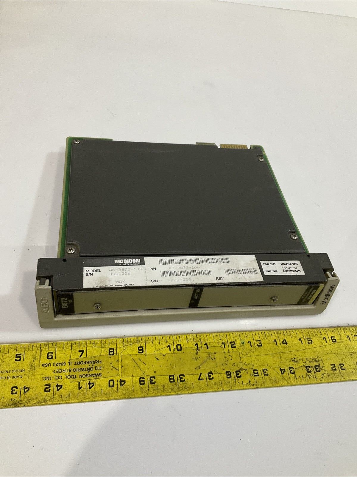 MODICON AS-B872-100 4 -20 MA ANALOG CURRENT OUTPUT MODULE Z2M