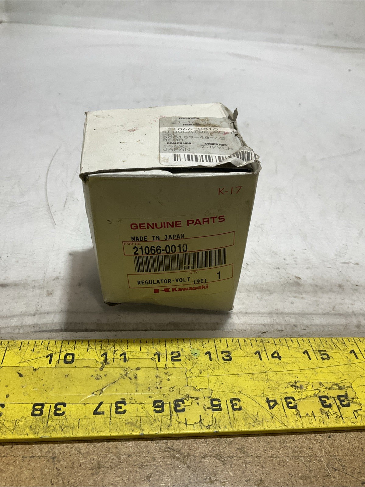 KAWASAKI 21066-0010 REGULATOR VOLTAGE Z2M