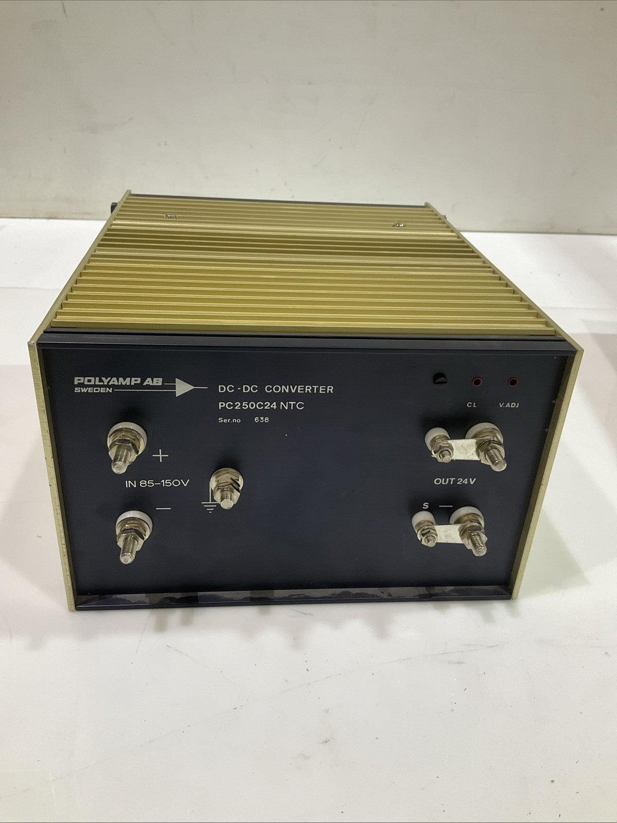 POLYAMP AB PC250C24 NTC IN 85-150V OUT24V BLUE DC-DC CONVERTER Y2M