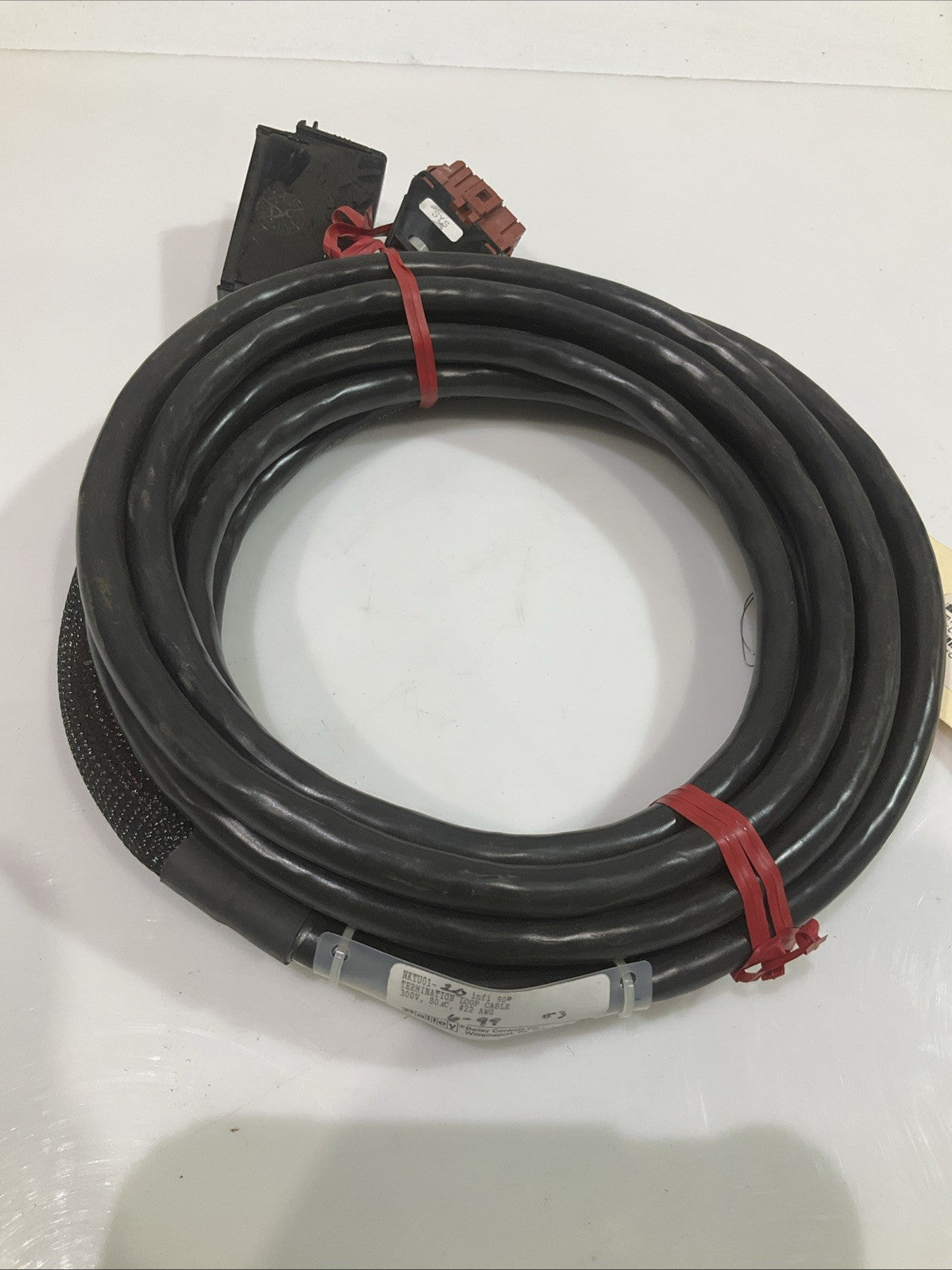 BAILEY INFI90 NKTU01-20 TERMINATION LOOP UNIT CABLE 300V 80XC 25FT Y2M