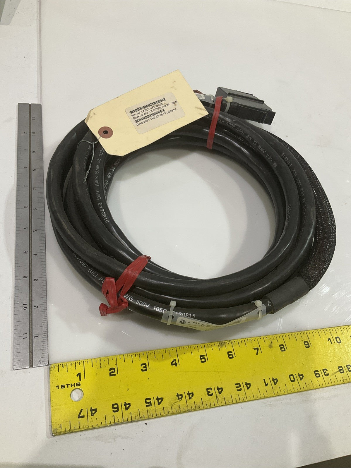 BAILEY INFI90 NKTU01-20 TERMINATION LOOP UNIT CABLE 300V 80XC 25FT Y2M