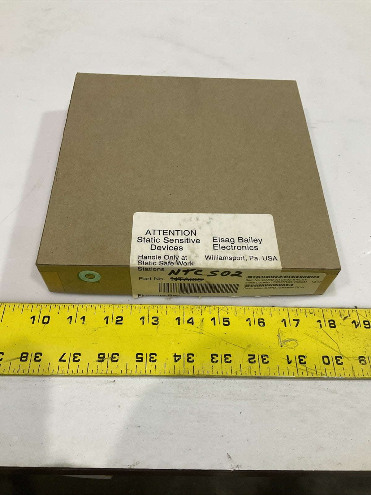 BAILEY NTCS02 6635392F1 CONTROL MODULE TERMINAL UNIT BOARD 24VDC Y2M