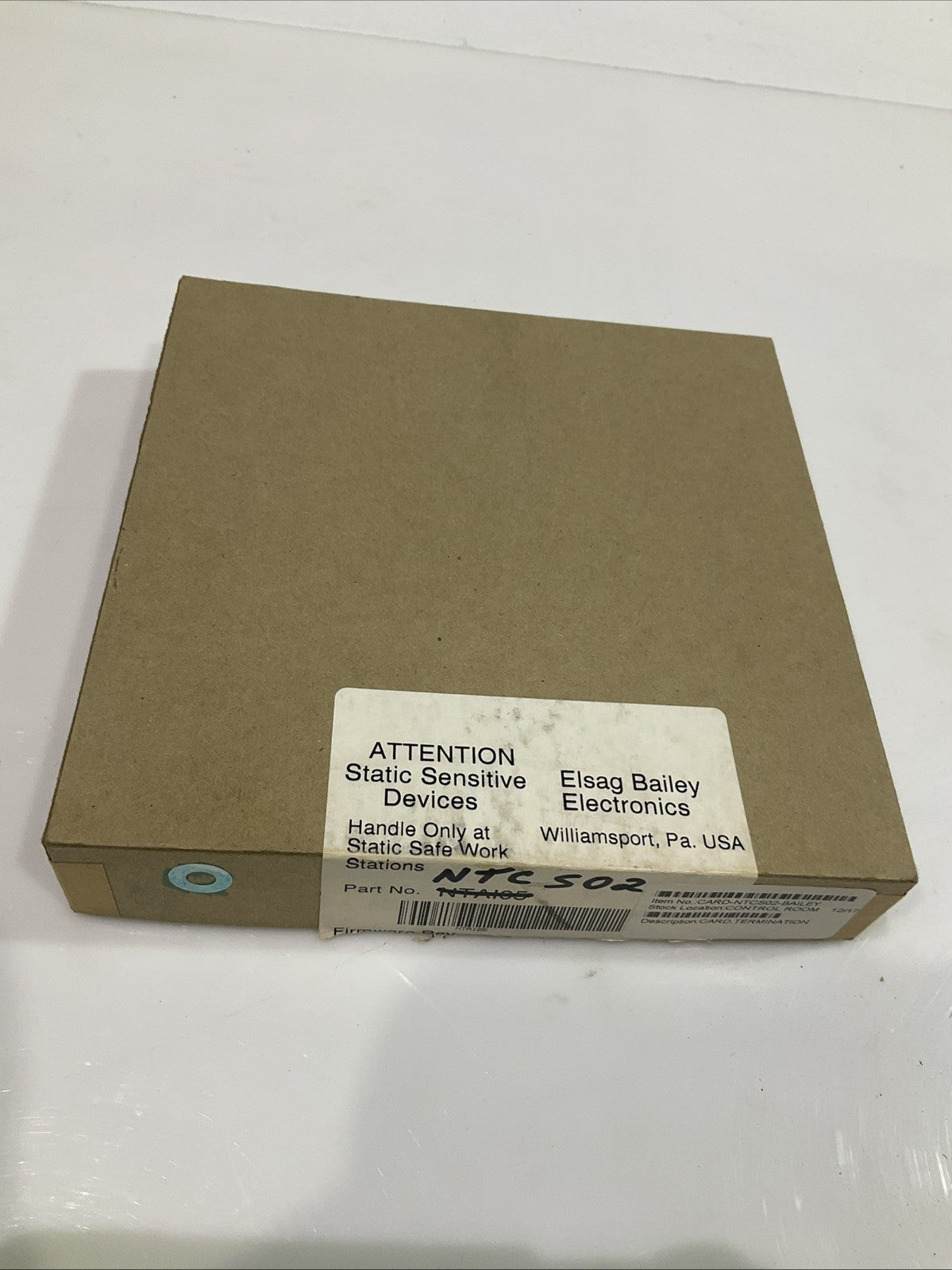 BAILEY NTCS02 6635392F1 CONTROL MODULE TERMINAL UNIT BOARD 24VDC Y2M