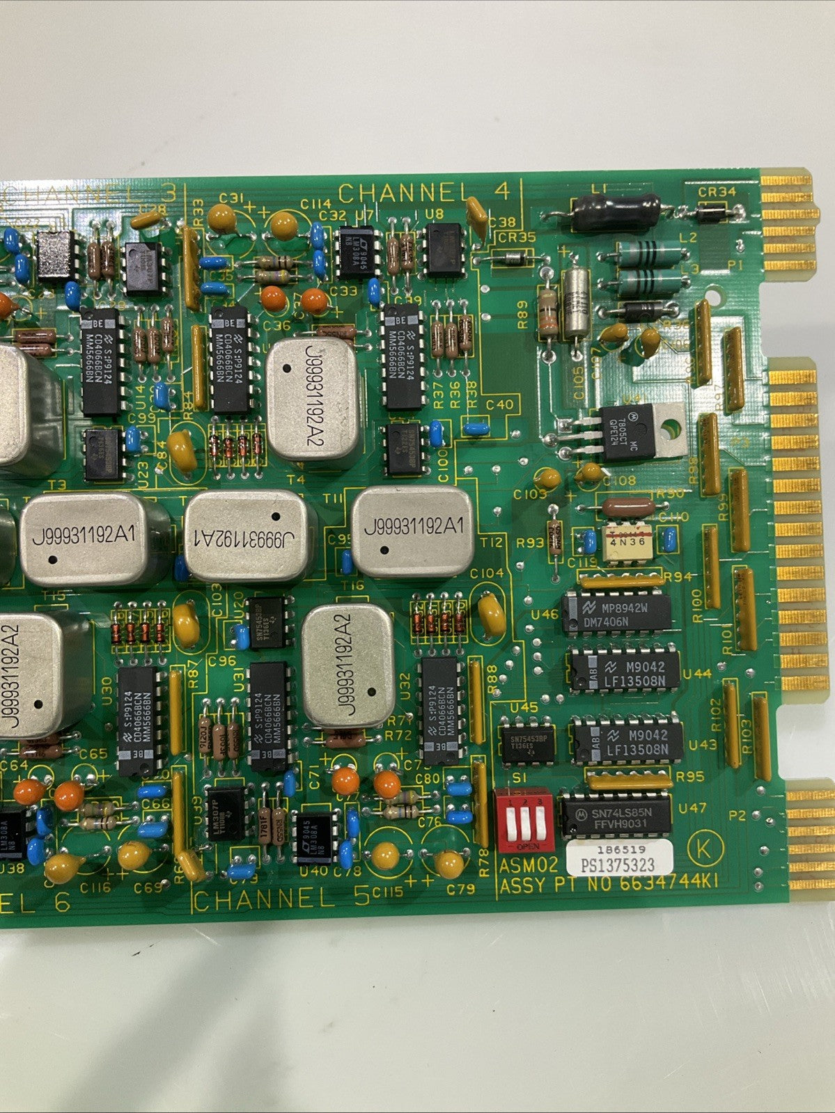 BAILEY INFO90 IMASM02 ANALOG SLAVE MODULE BOARD 15VDC Y2M