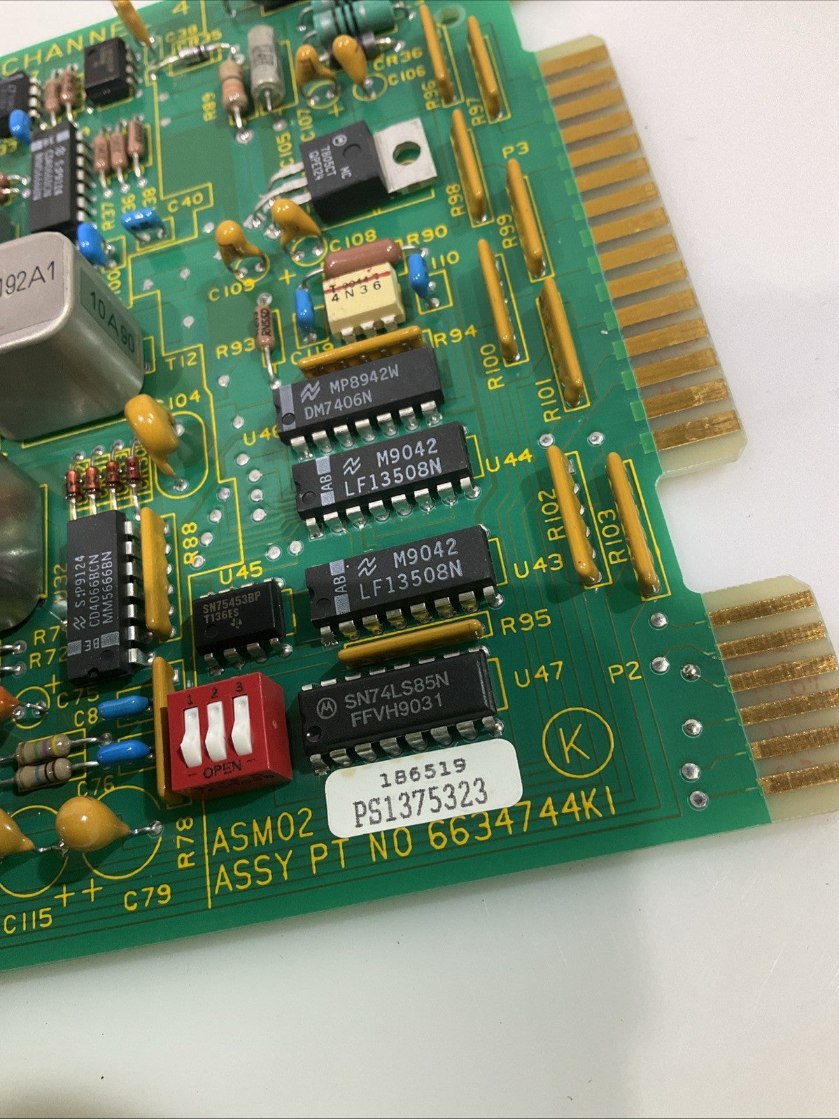BAILEY INFO90 IMASM02 ANALOG SLAVE MODULE BOARD 15VDC Y2M