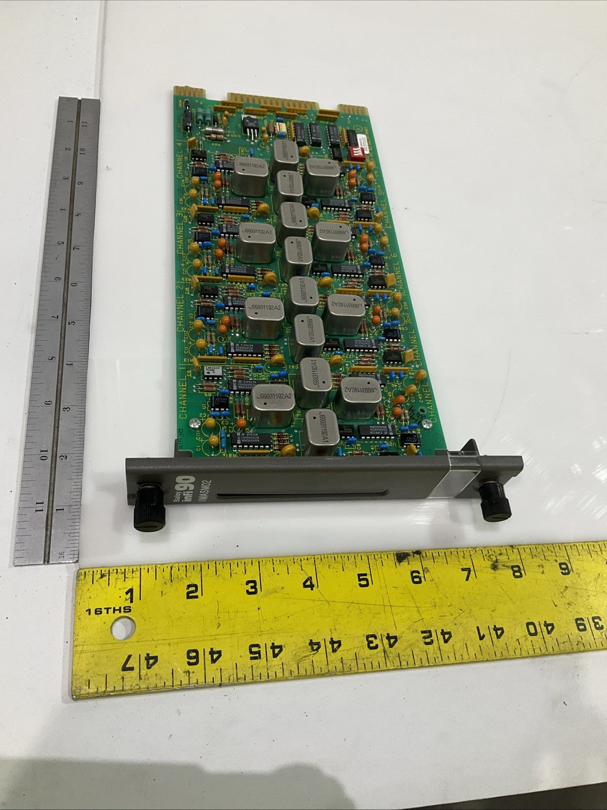 BAILEY INFO90 IMASM02 ANALOG SLAVE MODULE BOARD 15VDC Y2M