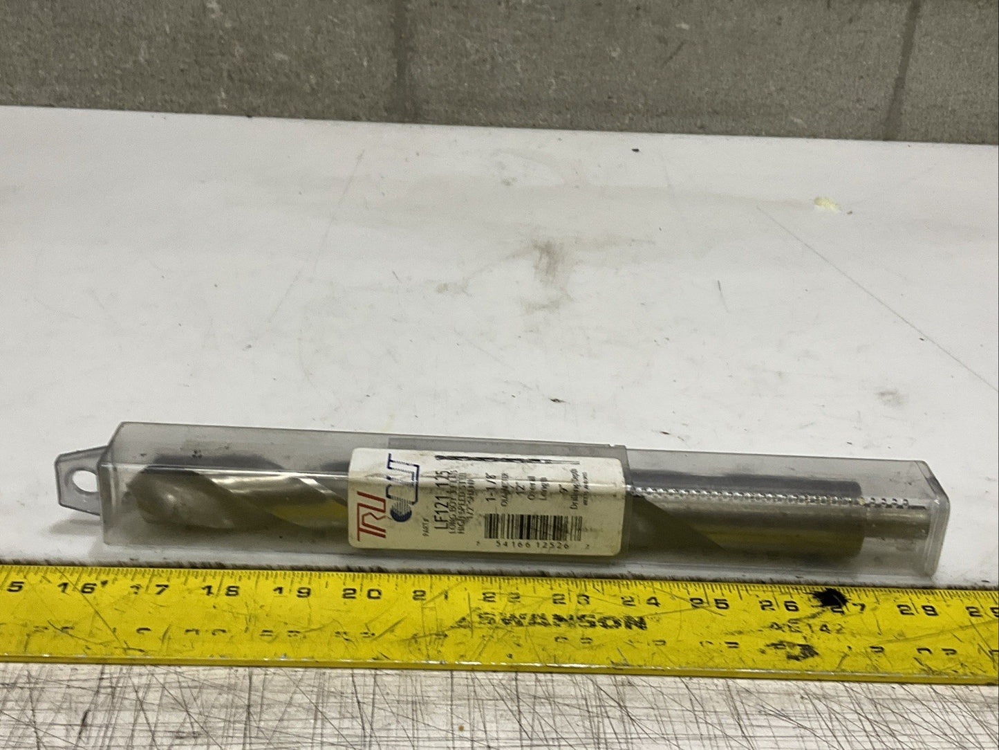TRUCUT LG121.125 LONG BOY 3 FLATS HIGH SPEED STEEL 12IN L 1-1/8IN OD 9IN D Z2M
