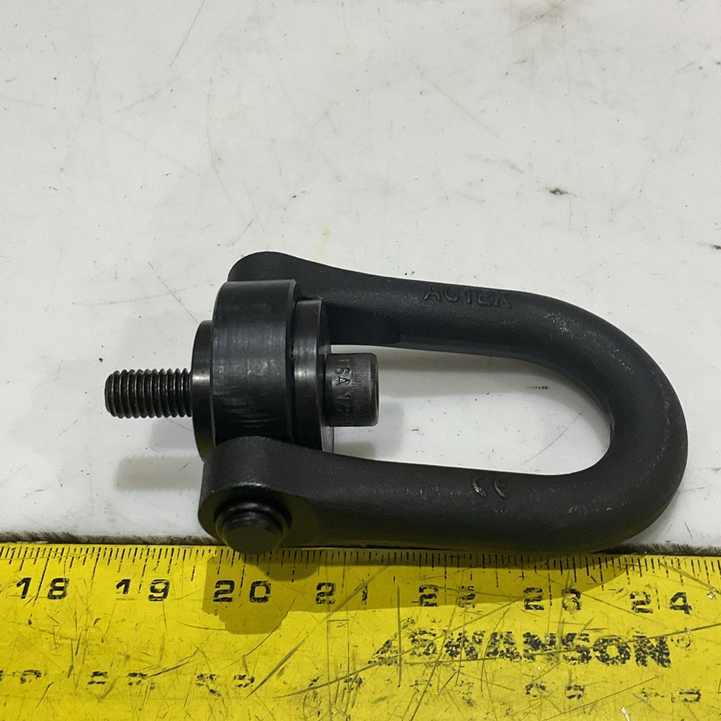 ACTEK TECO AK46010 SAFEFTY SWIVEL HOIST RING 1/2-13 2500 LBS BLACK OXIDE Z2M