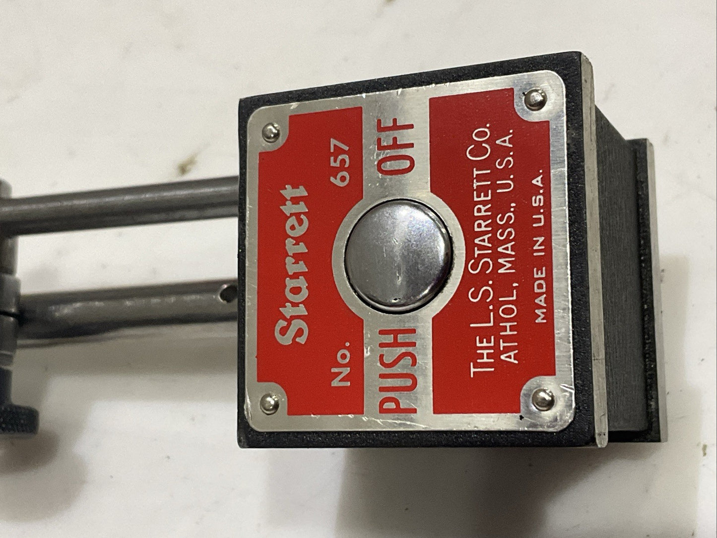 STARRETT 657 AA MAGNETIC BASE INDICATOR HOLDER Z2M