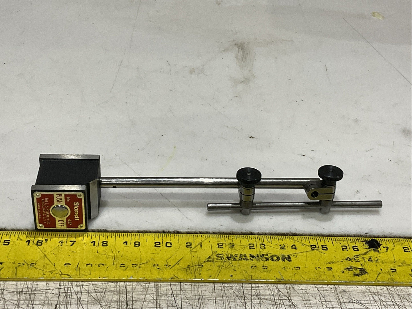 STARRETT 657 AA MAGNETIC BASE INDICATOR HOLDER Z2M