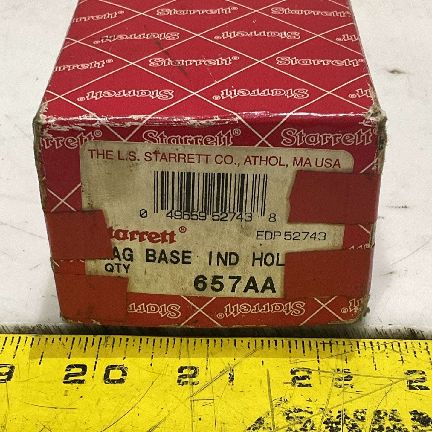 STARRETT 657 AA MAGNETIC BASE INDICATOR HOLDER Z2M