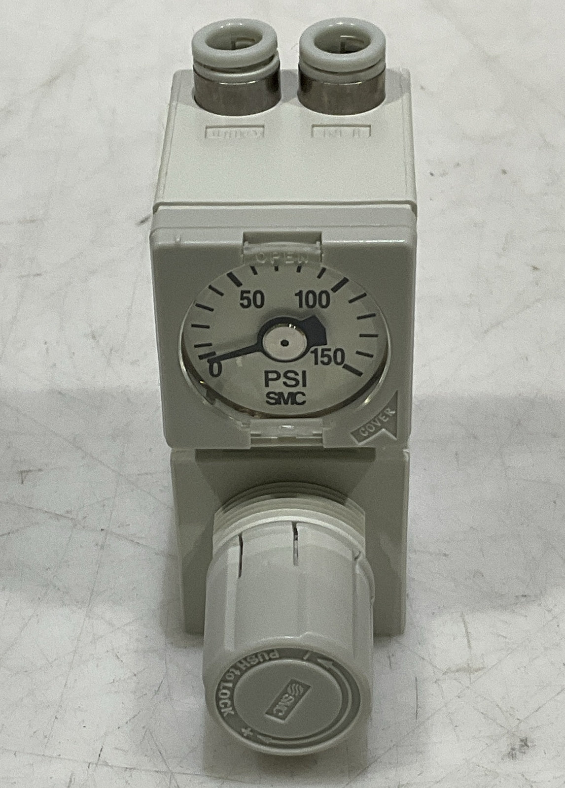 SMC ARM10F2-08G-Z COMPACT AIR MANIFOLD REGULATOR U3S