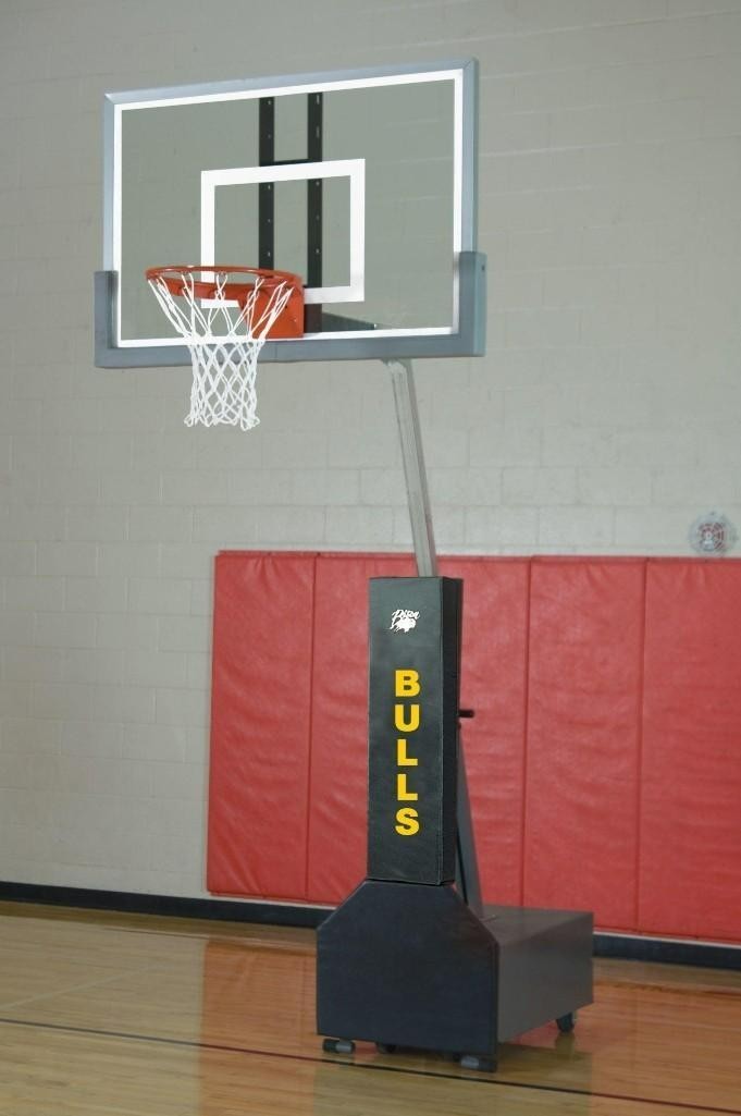 CLUB COURT BA833XL SUPER GLASS ADJUSTABLE PORTABLE BASKETBALL SYSTEM