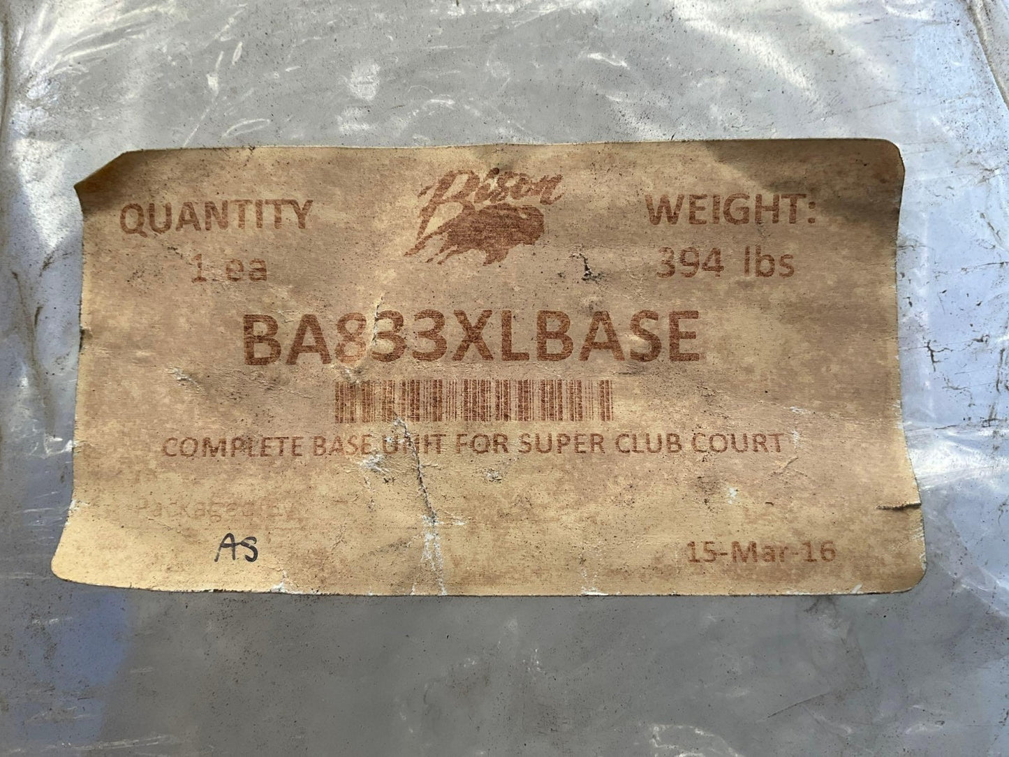 CLUB COURT BA833XL SUPER GLASS ADJUSTABLE PORTABLE BASKETBALL SYSTEM