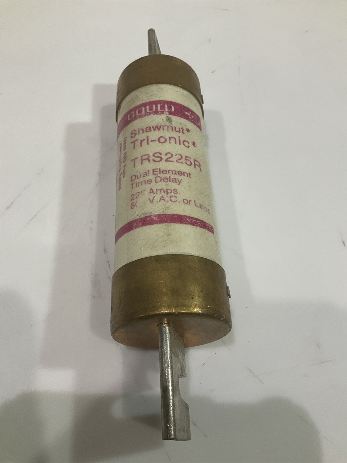 GOULD SHAWMUT TRS225R TIME DELAY 250AMPS 600VAC CLASS RK5 FUSE LOT OF 2 Z2M