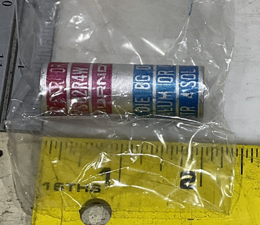 BURNDY YSU2R4W RED AND BLUE FUSE DIE LOT OF 100 969