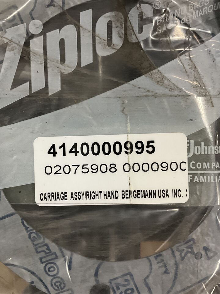 BERGEMANN 347293000H RIGHT HAND CARRAGE ASSEMBLY