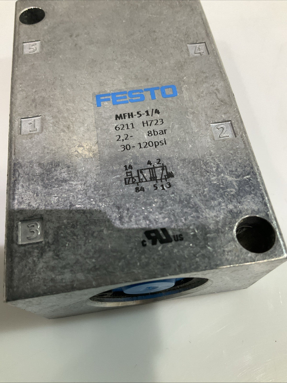 FESTO MFH-5-1/4 AIR SOLENOID VALVE Z2M