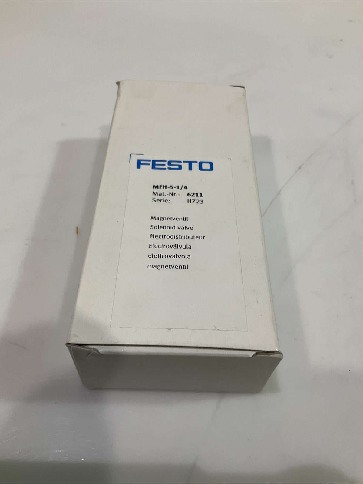 FESTO MFH-5-1/4 AIR SOLENOID VALVE Z2M
