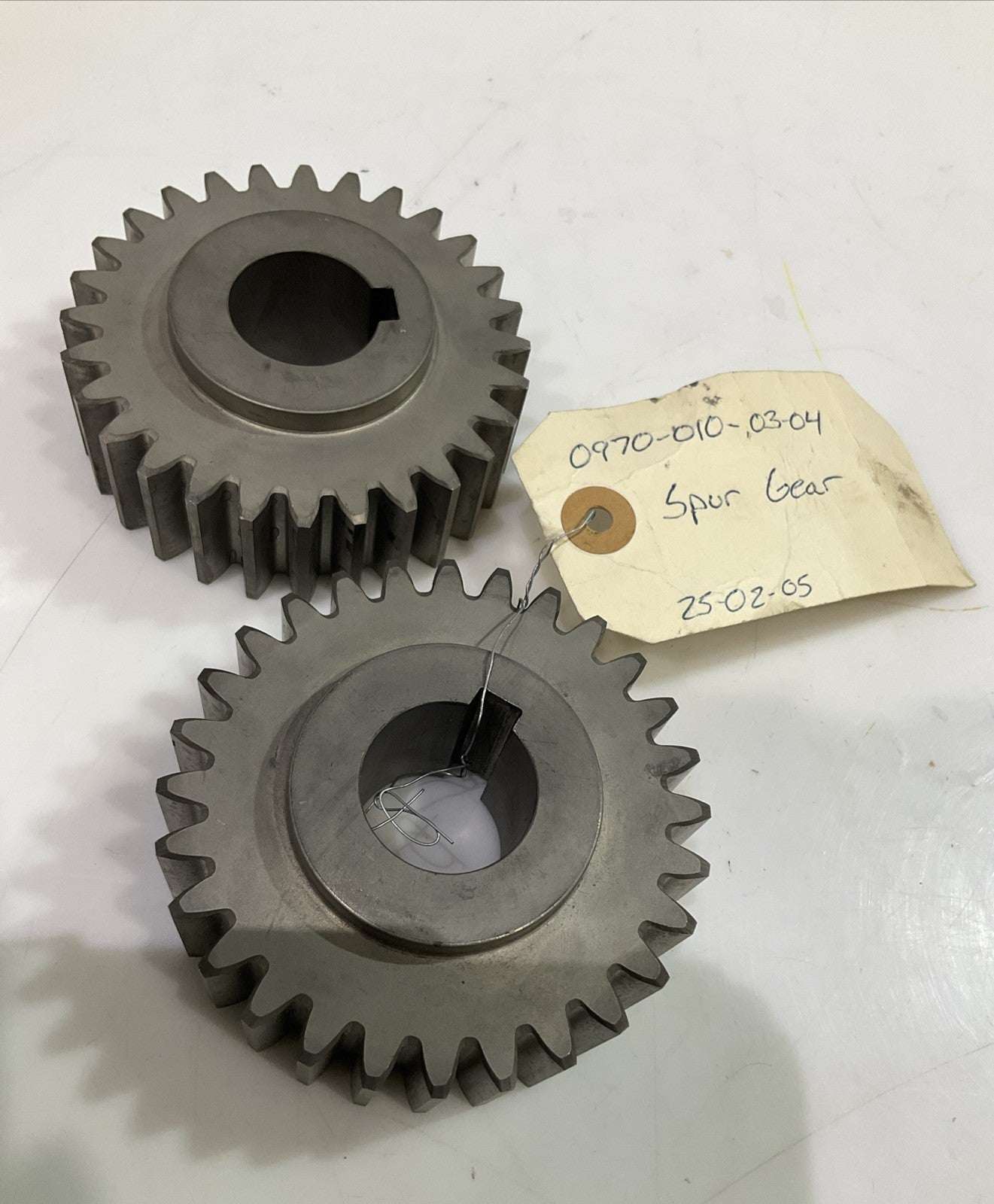 DELTA 0970-010-03-04 SPUR SPLINE GEAR LOT OF 2 Z2M