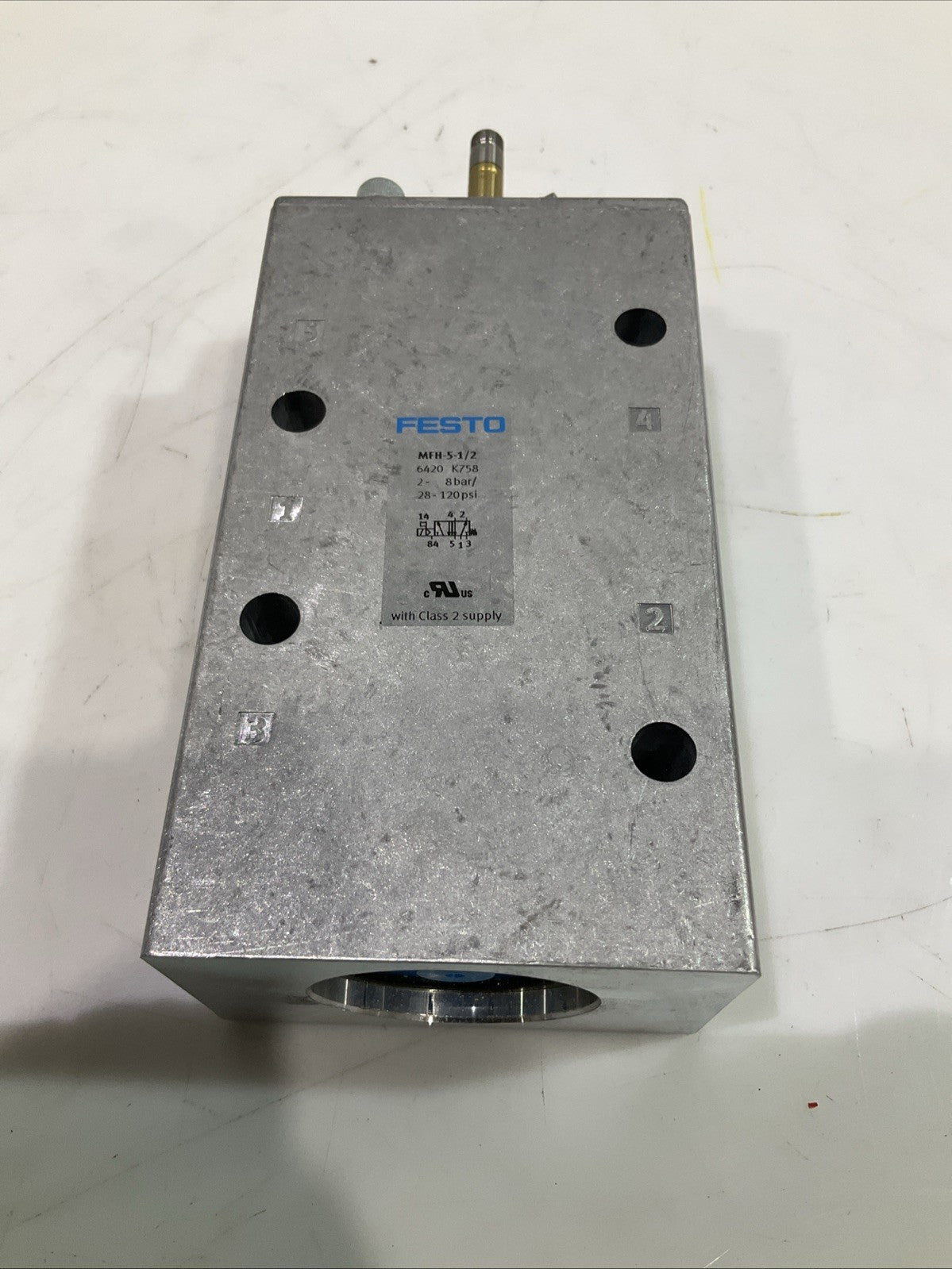 FESTO MFH-5-1/2 AIR SOLENOID VALVE CLASS 5/2 Z2M