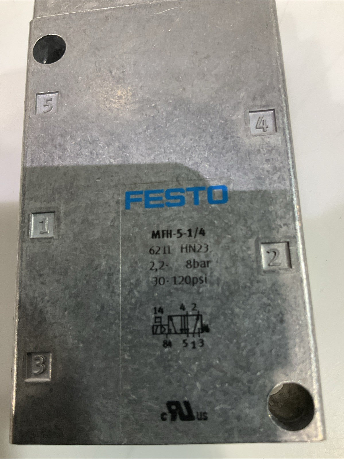 FESTO MFH-5-1/4 AIR SOLENOID VAlVE Z2M