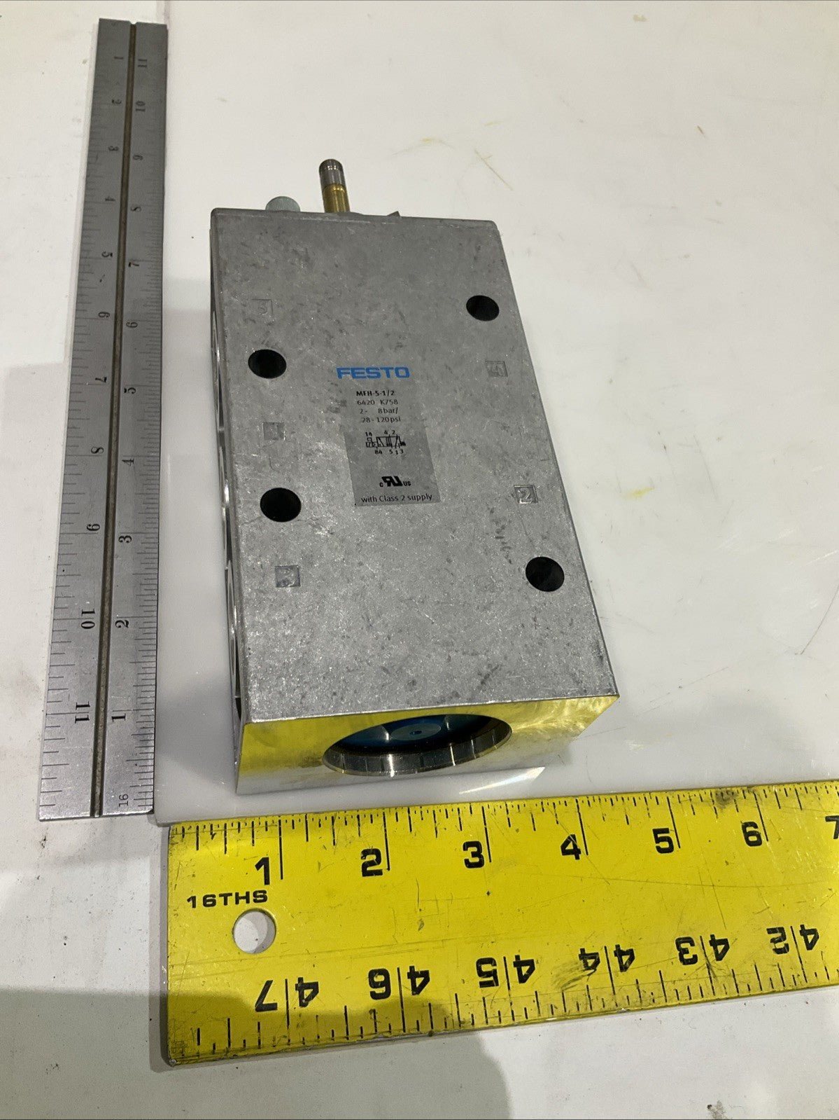 FESTO MFH-5-1/2 AIR SOLENOID VALVE CLASS 5/2 Z2M