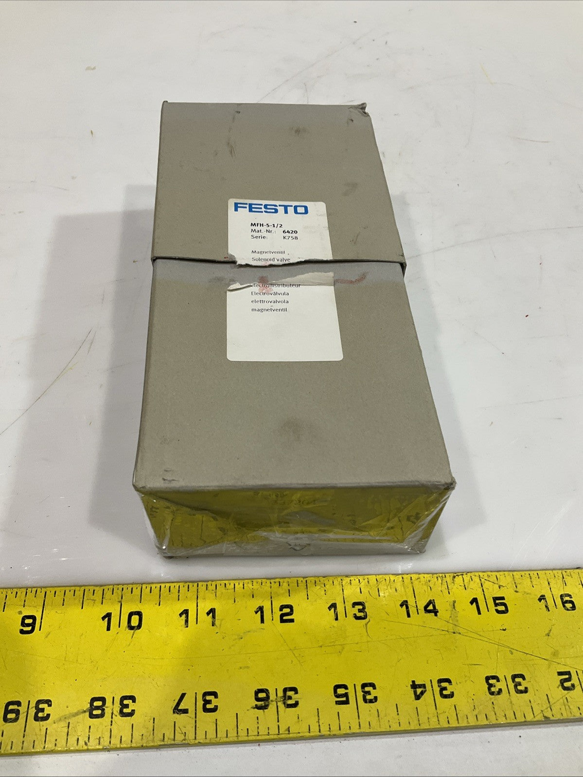 FESTO MFH-5-1/2 AIR SOLENOID VALVE CLASS 5/2 Z2M