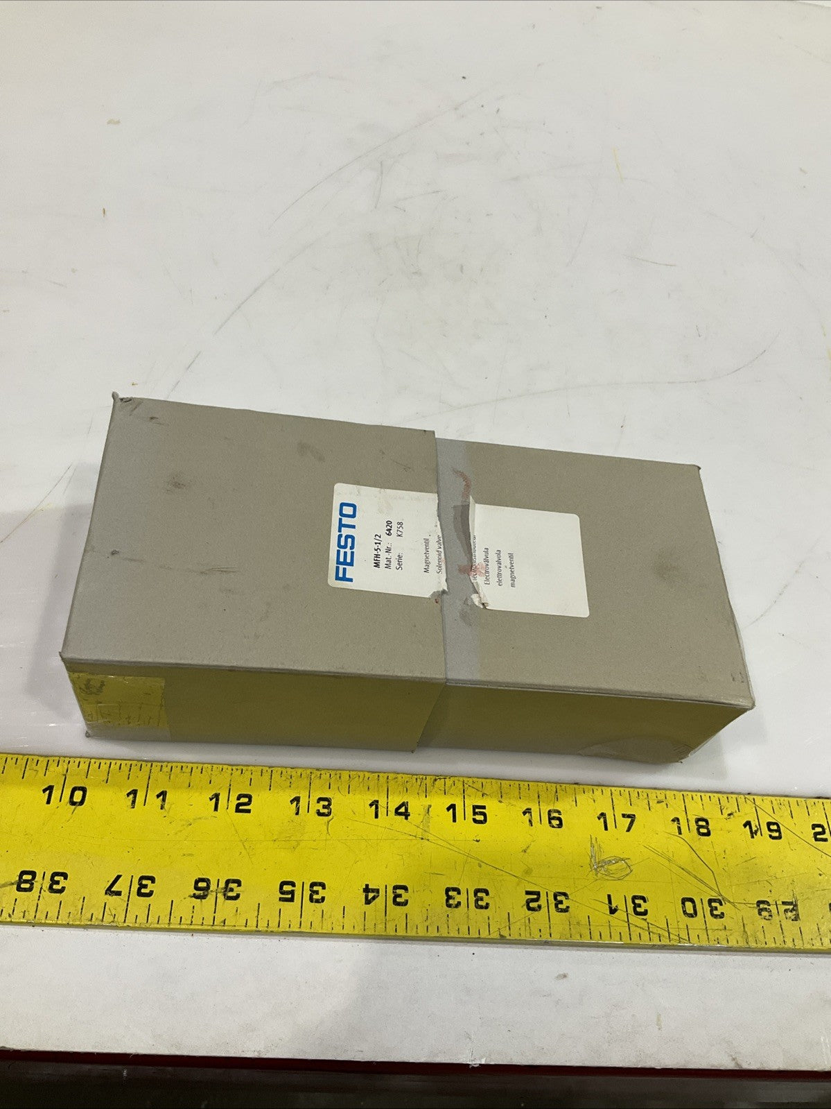 FESTO MFH-5-1/2 AIR SOLENOID VALVE CLASS 5/2 Z2M