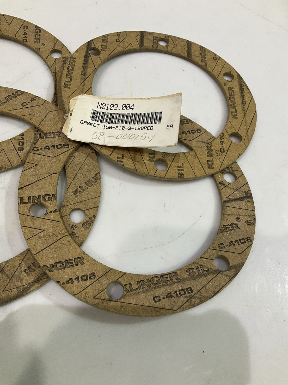 KLINGER 150-210-3-180PCD NO103.004 58-000154 GASKET RING LOT OF 4 Z2M