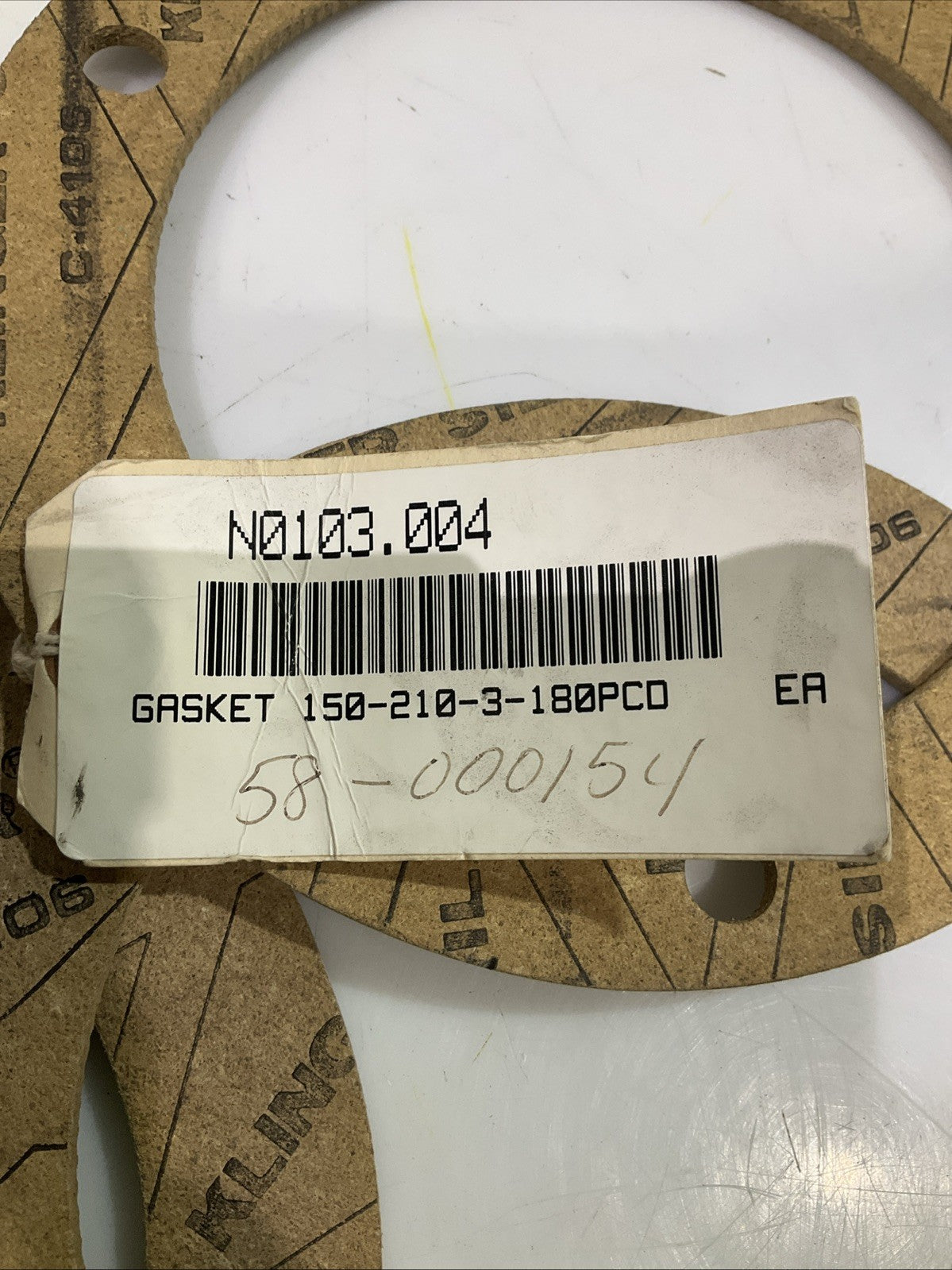 KLINGER 150-210-3-180PCD NO103.004 58-000154 GASKET RING LOT OF 4 Z2M