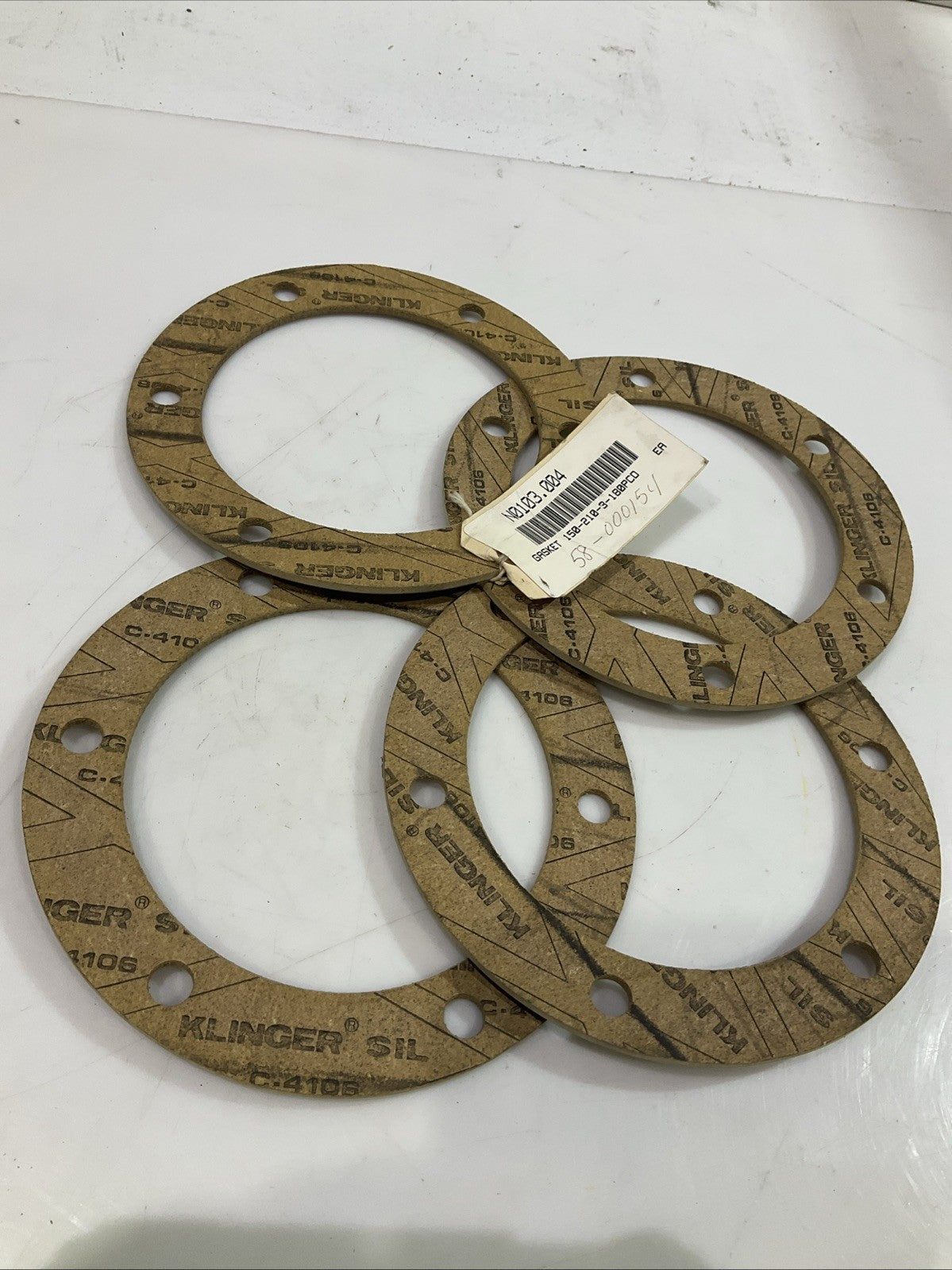 KLINGER 150-210-3-180PCD NO103.004 58-000154 GASKET RING LOT OF 4 Z2M