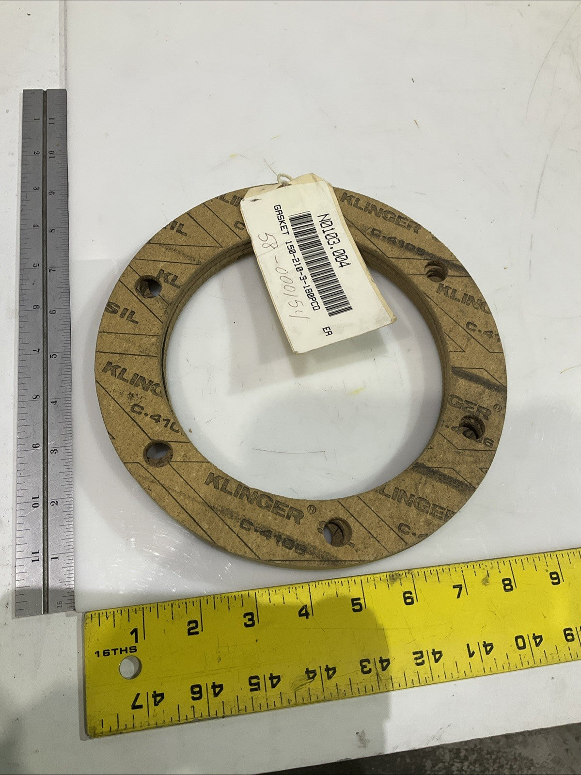 KLINGER 150-210-3-180PCD NO103.004 58-000154 GASKET RING LOT OF 4 Z2M