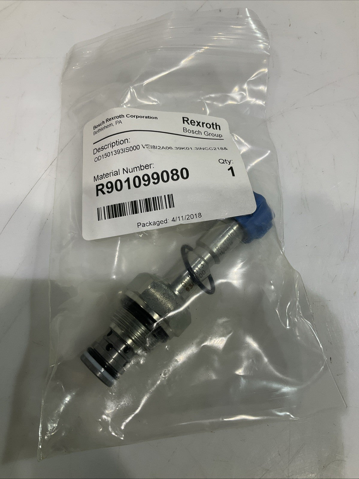 REXROTH R901099080 HYDRAULIC CARTRIDGE VALVE Z2M