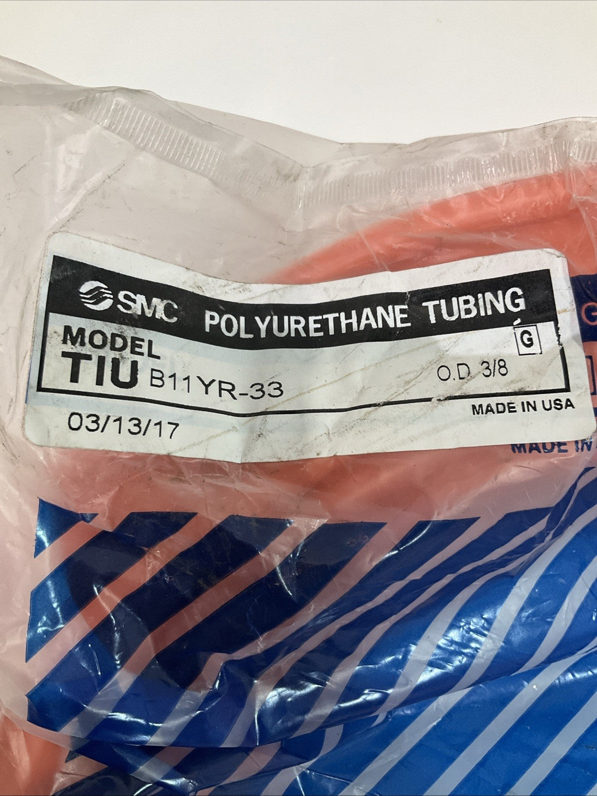 SMC TIUB11YR-33 POLYURETHANE TUBING Z2M