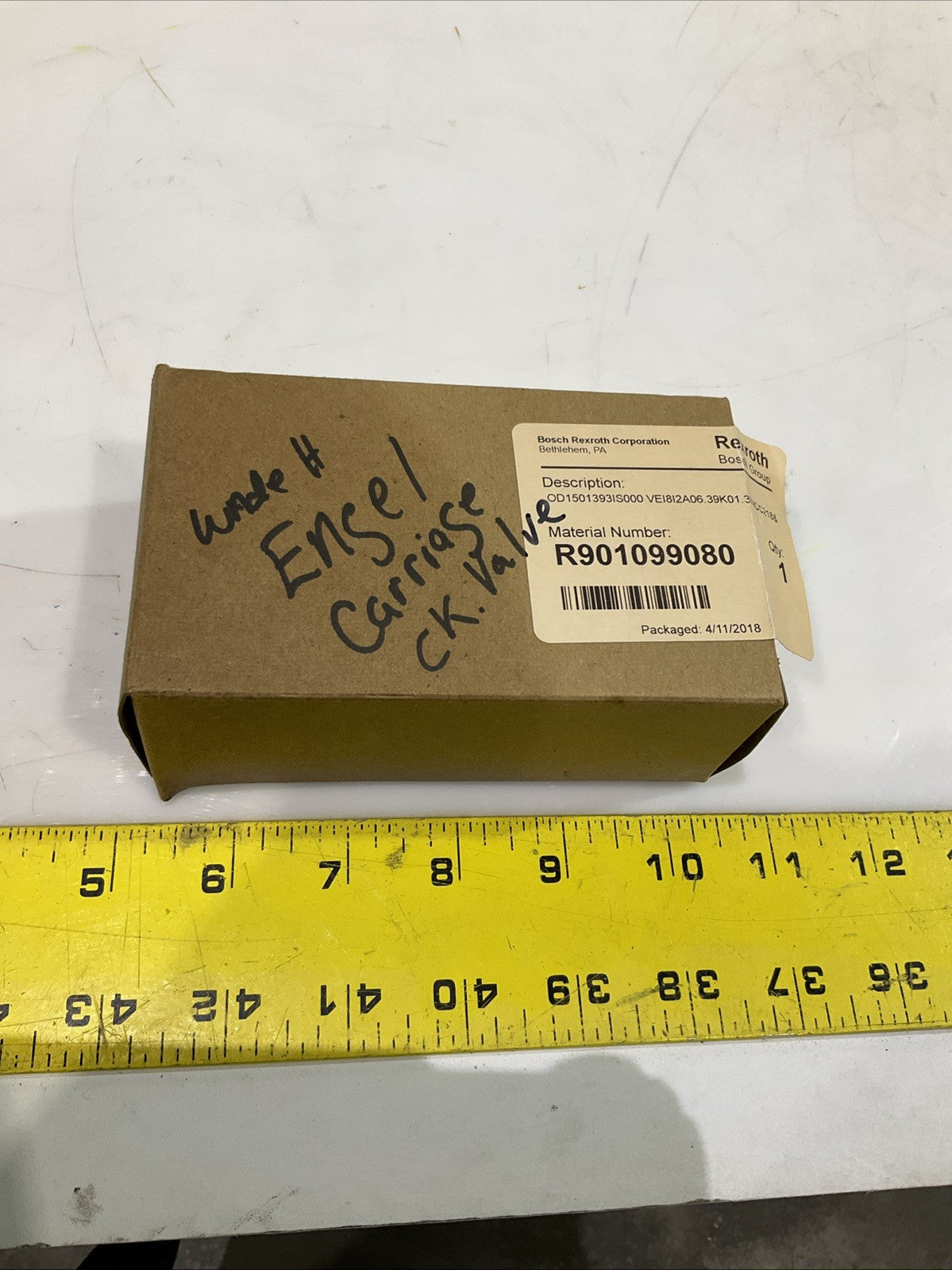 REXROTH R901099080 HYDRAULIC CARTRIDGE VALVE Z2M