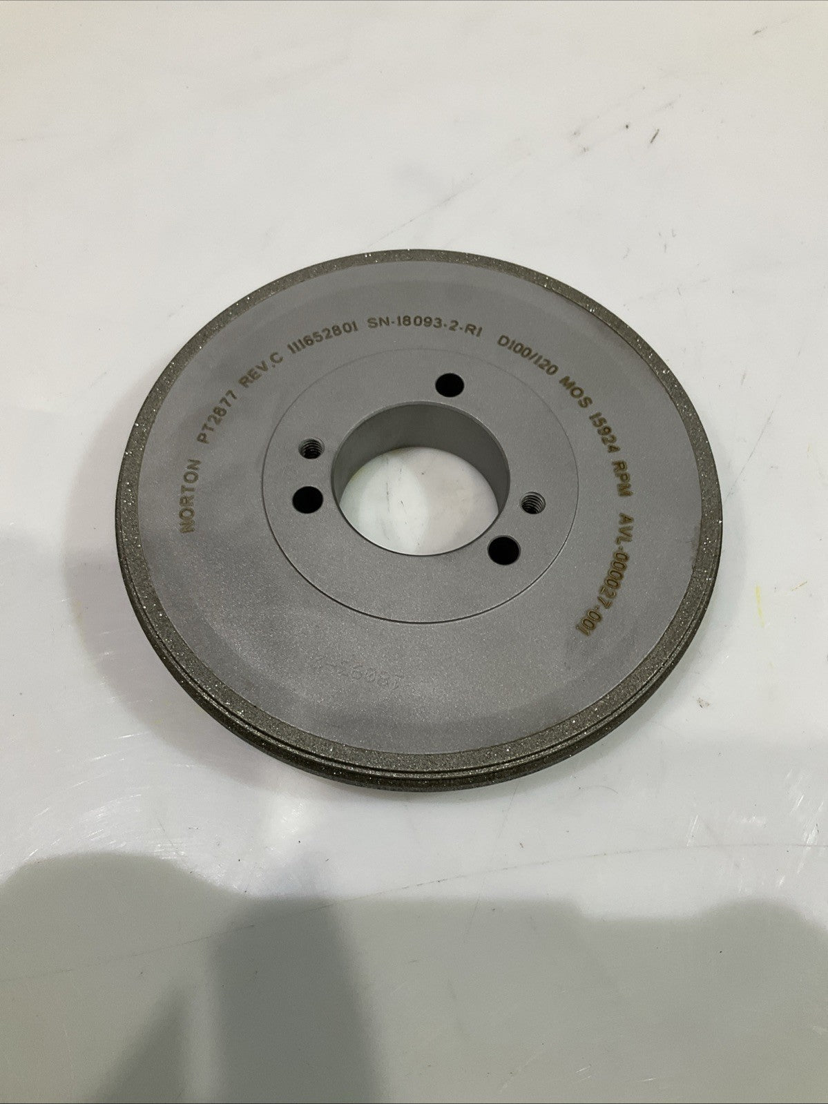 NORTON-SAINT-GOBAIN PT2877 SN-18093.2.RI DIRECT PLATE DIAMO AVE- 000027-001 U3S