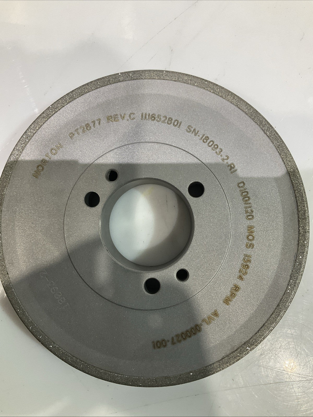 NORTON-SAINT-GOBAIN PT2877 SN-18093.2.RI DIRECT PLATE DIAMO AVE- 000027-001 U3S