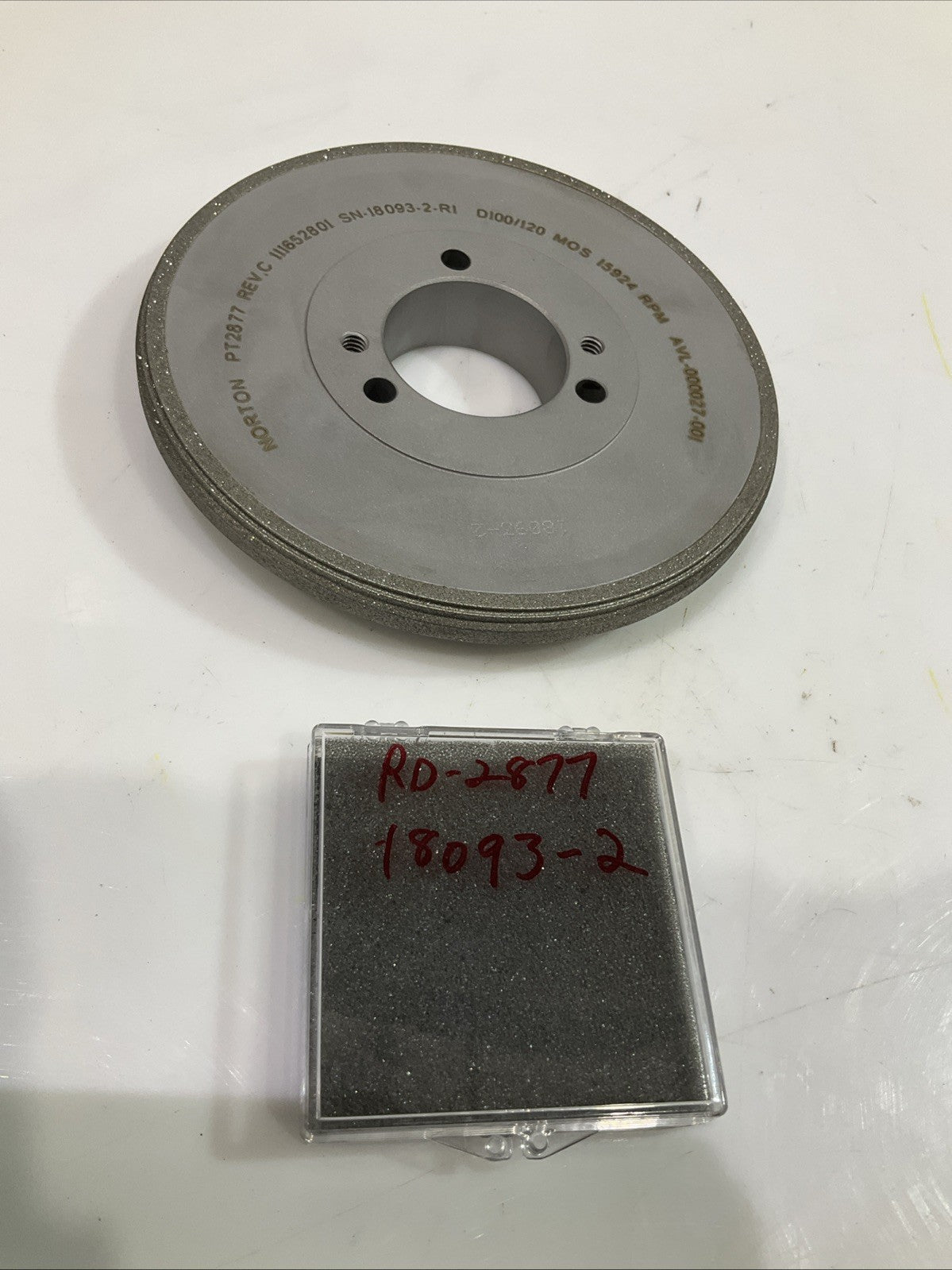 NORTON-SAINT-GOBAIN PT2877 SN-18093.2.RI DIRECT PLATE DIAMO AVE- 000027-001 U3S