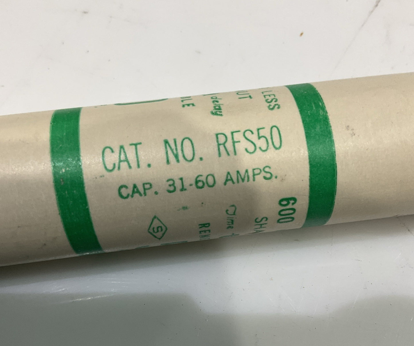 GOULD SHAWMUT RFS50 RENEWABLE FUSE 600V LOT OF 10 Z2M