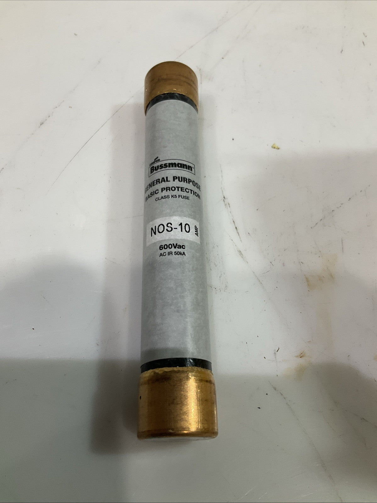 BUSSMANN NOS-10 GENERAL PURPOSE GLASS K5 FUSE LOT OF 10 Z2M
