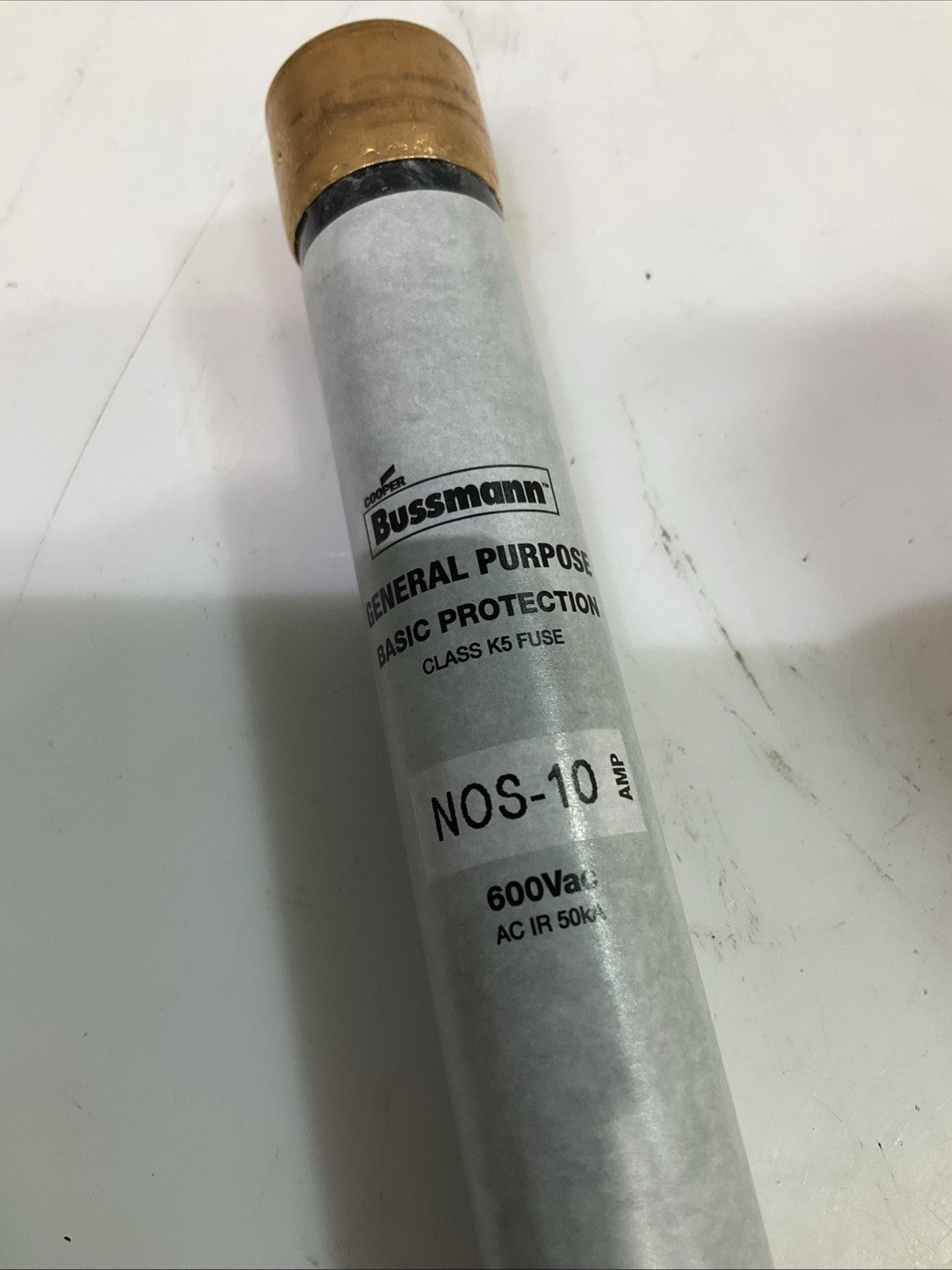 BUSSMANN NOS-10 GENERAL PURPOSE GLASS K5 FUSE LOT OF 10 Z2M