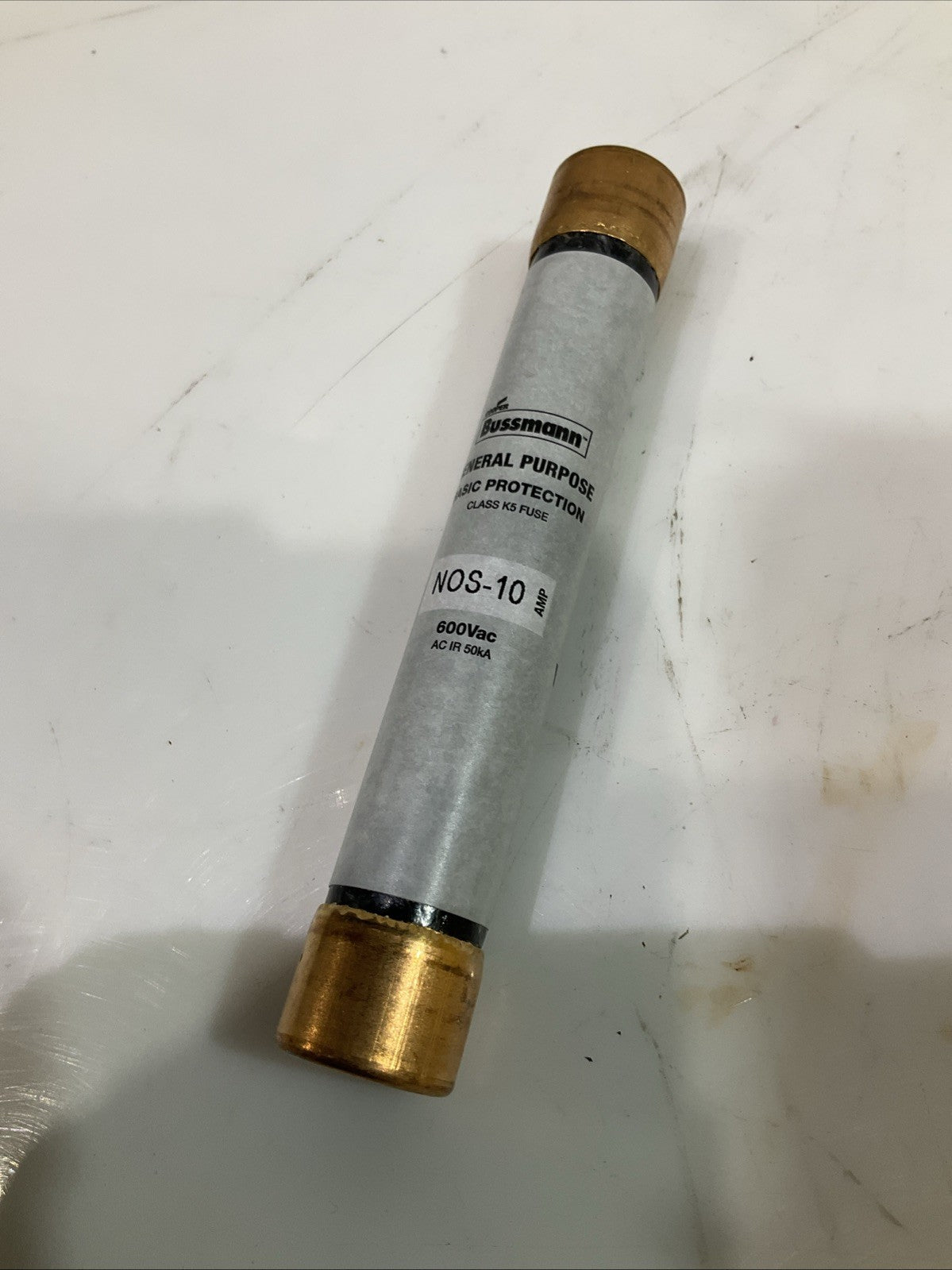 BUSSMANN NOS-10 GENERAL PURPOSE GLASS K5 FUSE LOT OF 10 Z2M